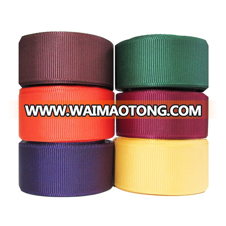 Hot Selling Cheap Multicolor 100 Yards 3 inch Polyester Grosgrain Ribbon